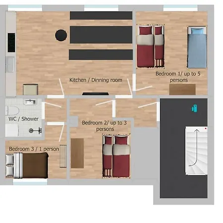 Apartment 6 Persons